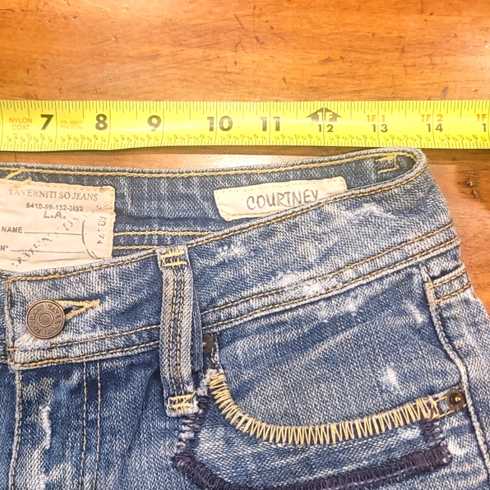 Vintage Taverniti So Jean Shorts 27 - Picture 9 of 9